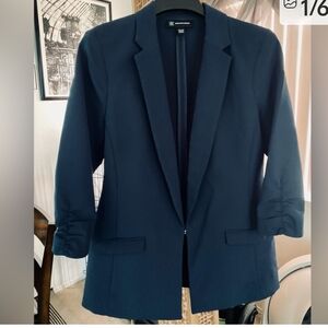 INC International Concepts Midnight Blue Jacket. Skirt Is Not For Sale!